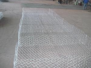 China Woven Mesh 1m Tall Hexagonal Gabion Basket For River Bank Protection wholesale