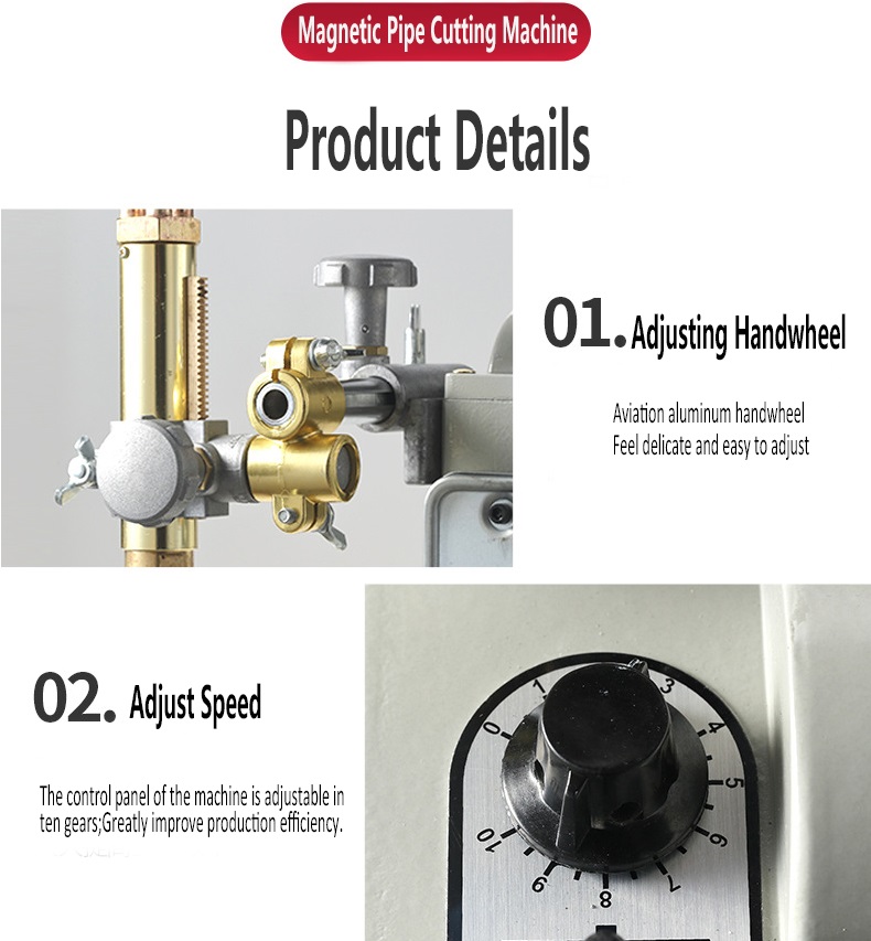 Metal Processed Magnetic Type Pipe Cutting Machine for Heavy-Duty Industrial Applications