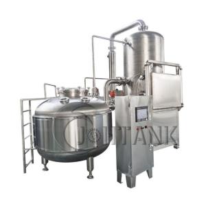 China Fried Oyster Mushroom Chips Vacuum Fryer Machine 500kg/h on sale