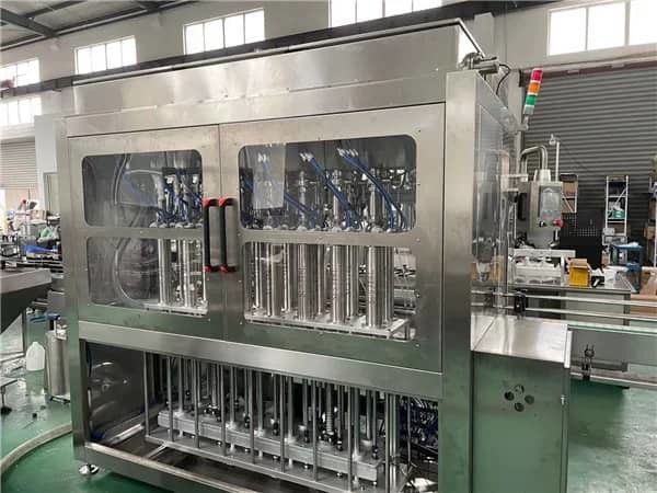 Automatic Volumetric Piston Filling Machine With Multy Heads Servo Driven Inline System