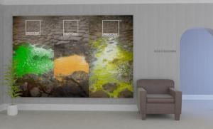 Super Slim LED Light Box Display Exhibit Design Aluminium Frame Material