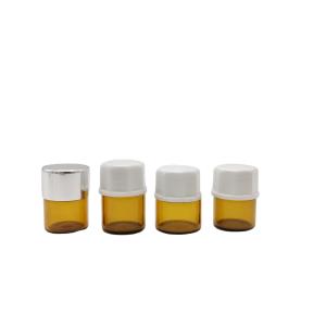 China 2ML Amber Glass Perfume Sample Vials on sale