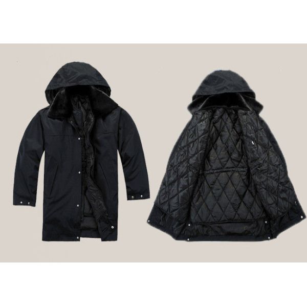 Winter Dark Color Security Guard Uniform Wind Resistant With Two Pieces Set