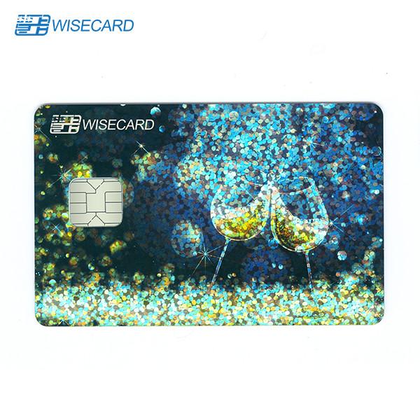 Quality Business PVC Smart Chip Card Card With Color Gold Printing for sale
