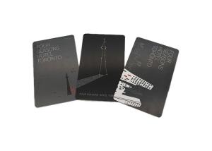 Custom Plastic Hotel RFID Key Cards Blank ID Cards Door Access 0.8mm-0.9mm Thick