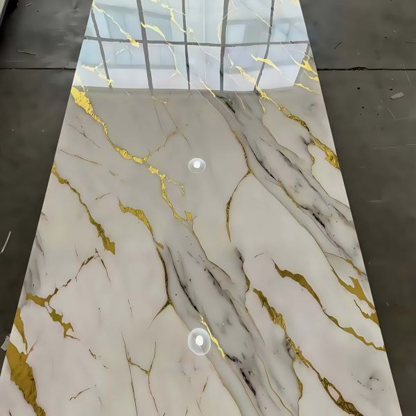Modern PVC Wall Panels Apartment UV Resistant Boards Household