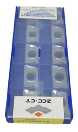 Silver ZCCCT Inserts APKT160408-LH YD201 / Tungsten Carbide Tool Inserts