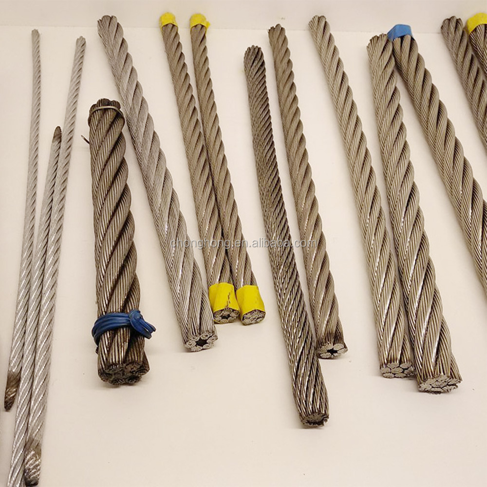 12mm 6x12 7FC Galvanized Steel Wire Rope for Crane and Lifting Equipment Tolerance ±1% OEM Corrosion Resistant
