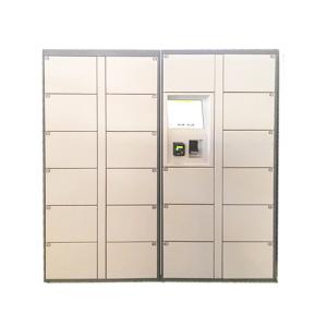 Customized Size Electronic Barcode Laundry Locker for Dry Cleaning Shop with Credit Card Reader