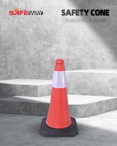 China UV Protection Visible Traffic Cone With Lamp 2kg Weight EVA Traffic Cone wholesale