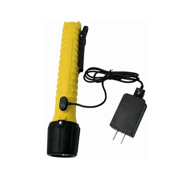 Quality LED Explosion Proof Flashlight 23000lux Lithium Battery Rechargeable Torch 3W for sale