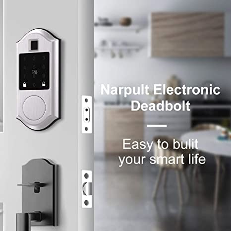 Tuya Aluminum Alloy Wifi Deadbolt Door Lock Password Fingerprint Ttlock Bluetooth Unlock