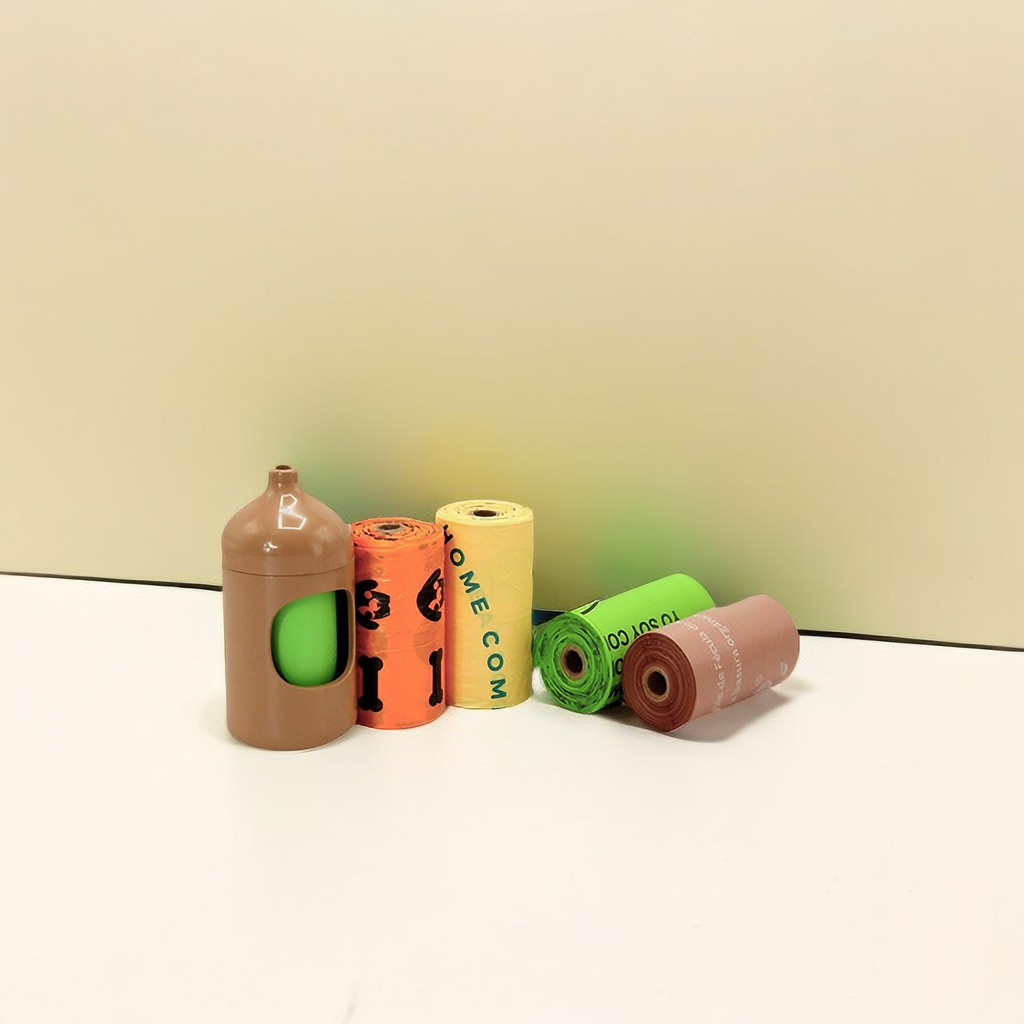 Poop Pickup Biodegradable Dog Bags Leakproof With Handles