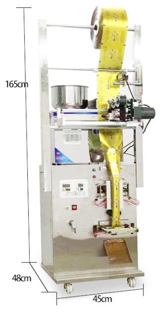 Vertical Spices Powder Packaging Machine Plastic Bag Filling Sealing Machine 15 bag /min