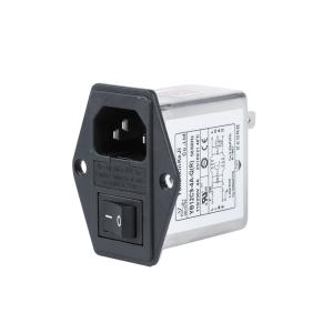 China 115V 250V 3A 6A Single Phase Plug In RFI Filter EMI Noise Filter wholesale