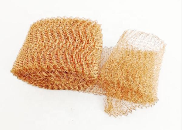Quality Gas Liquid Knitted Copper Mesh Roll Pest Control 99% Pure 0.18mm for sale