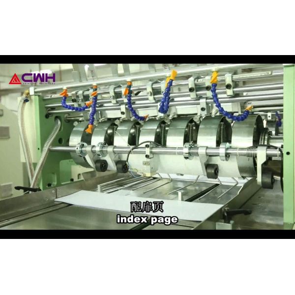 Professional Notebook Making Machine Automatic Paper Ruling And Folding Production Line