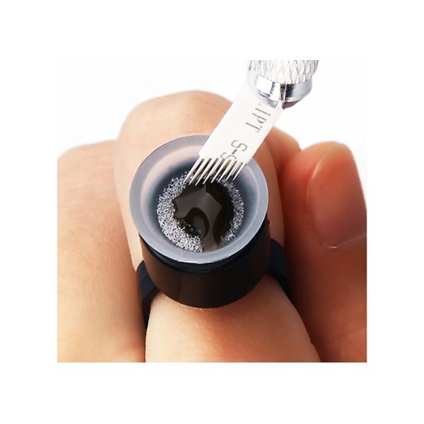 Eco Plastic Permanent Makeup Tools PMU Accessory Microblading Pigment Sponge Cup