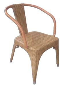China Outdoor rattan wicker plastic Panic chair garden patio poly resin chair outdoor restaurant coffee shop chair---YS5702 on sale