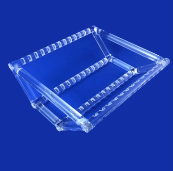 Customized Fused Quartz Wafer Boat for Solar Panel Manufacturing