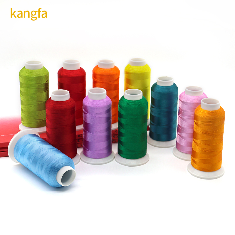 4000y 120D/2 108D/2 100% Polyester Embroidery Thread for Machine in and Dyed Pattern
