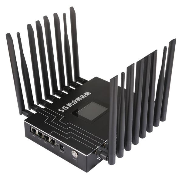 Quality CPE WiFi 6 4G Bonding Router , Multi SIM Card Outdoor Bonded Cellular WiFi Router for sale