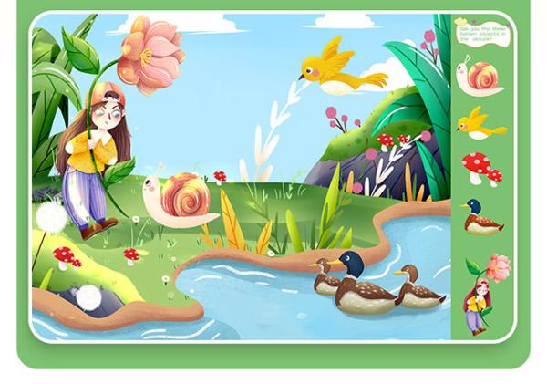 Quality Woodfree Paper Hide And Seek Picture Book for sale