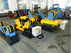 China 10T / 100T Double Motor Pipe Supports Stands With Wireless Control Self aligning Rotator wholesale