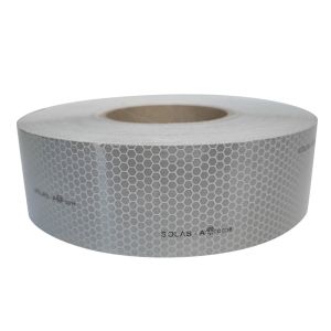 Marine SOLAS Reflective Tape Sticker White For Clothing Warning