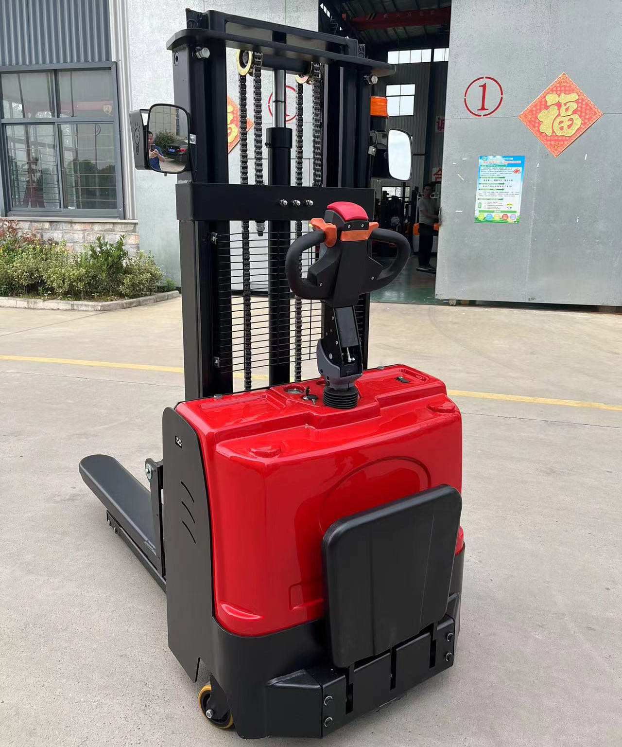 New arrival 1000kg 1500kg 2500mm 3000mm All-Electric Pallet Stacker Portable Electric Forklift