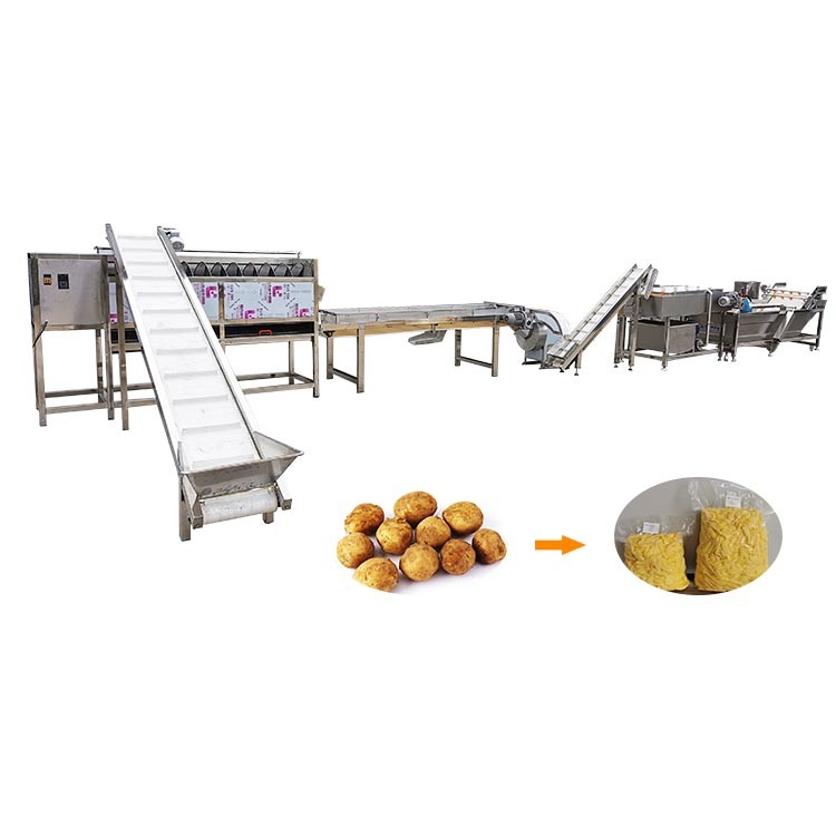 Industrial Potato Washing Line Potato Starch Production Machine