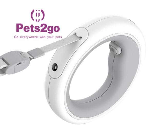 Quality 138X30mm Polyester Webbing Hands Free Retractable Dog Leash for sale