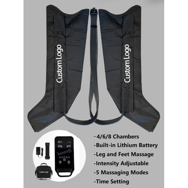 Air Compression Leg Massager For Circulation And Athletic Recovery