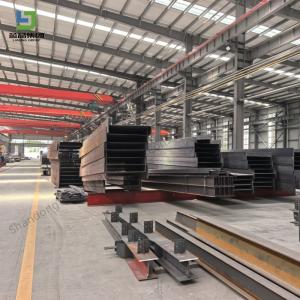 Prefabricated Materials Warehouse Steel Structure Building With Portal Frame And Gutter Option