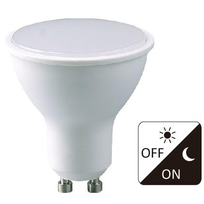 Quality Cool White GU10 LED Dusk to Dawn Sensor Light Bulbs Built In Photocell for sale