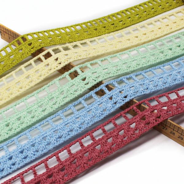 Quality 20KJ30 3.5cm Crochet Apparel Polyester Lace Trim for sale