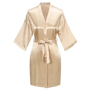 Summer L XL Mulberry Silk Nightgown Half Sleeve For Girls