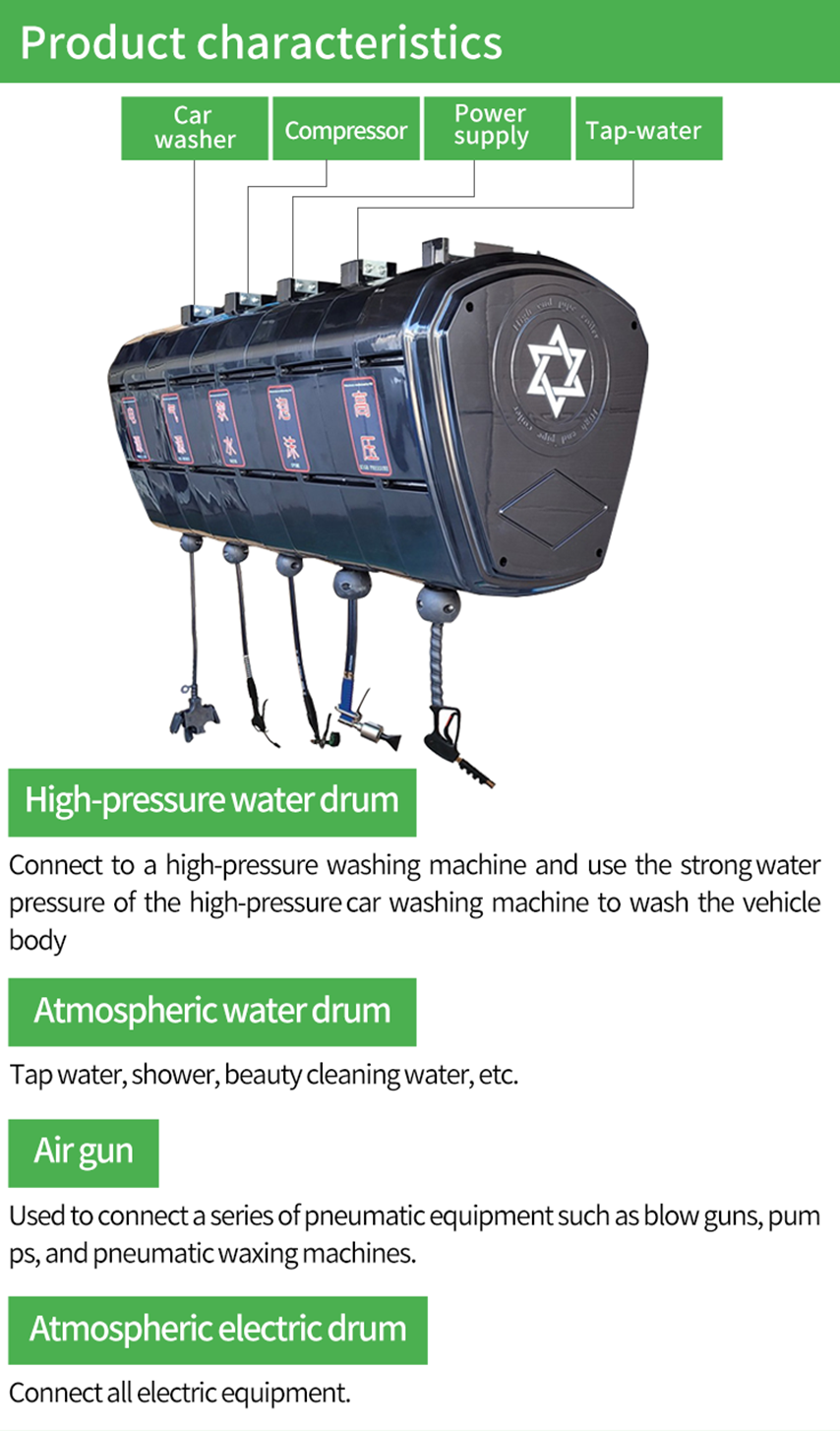 Water Spraying Machine Hose Reel Box Environmental Friendly