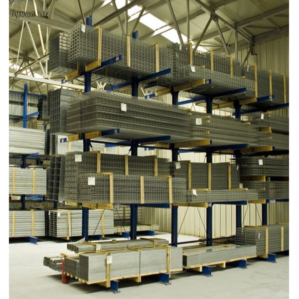 High Capacity Steel Structural Cantilever Rack For Pipes Lumber Sheet Material