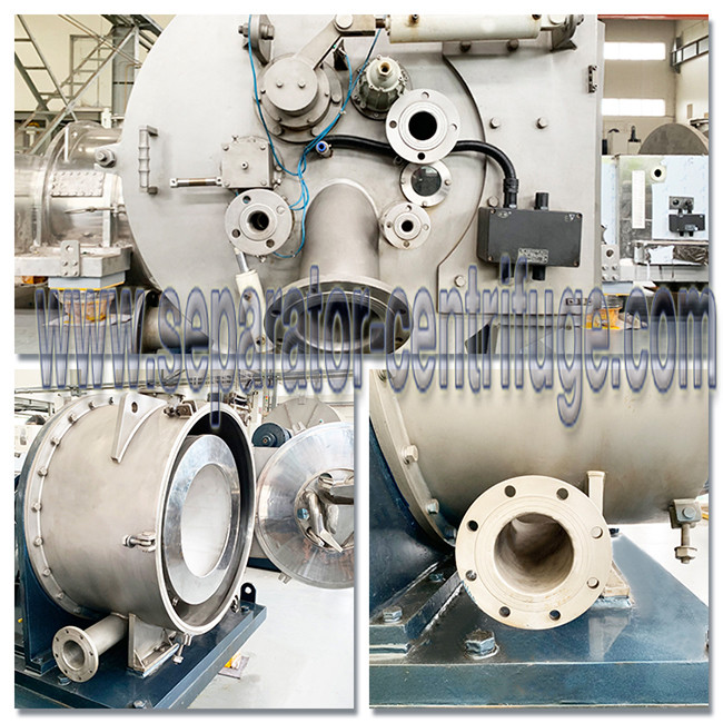 Automatic Horizontal Solid Liquid Separation Peeler Centrifuge For Starch , GMP Standard