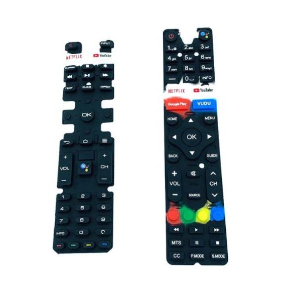 ODM Silicone TV Remote Control Keyboard 30 Shore A