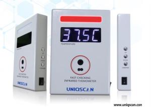 Voice Alarm Warning Contactless IR Thermometer Measurement Three Color Display