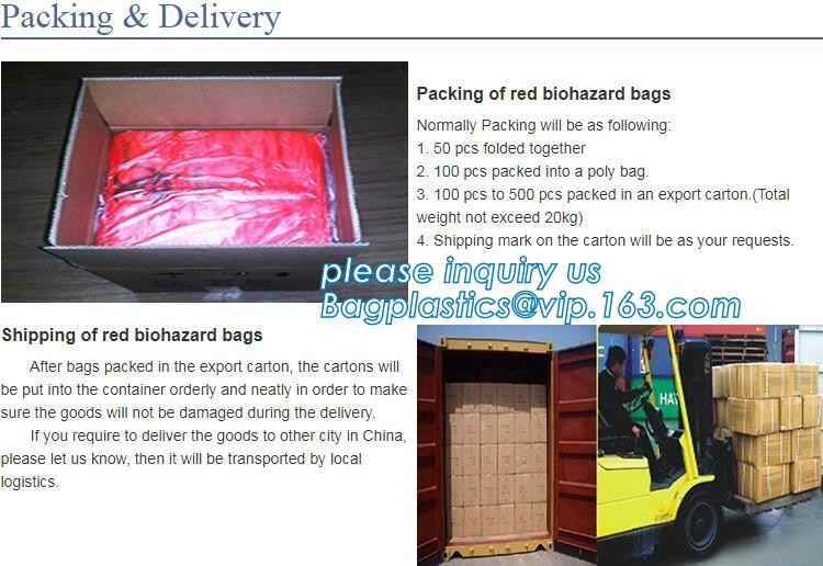 LDPE biohazard waste bin bags disposable medical autoclave bags, biohazard specimen bag plastic adhesive flat bag, bagea