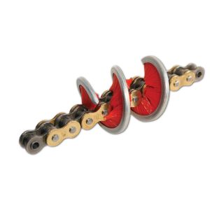 China Nylon Spring Inside Coil Brush 50mm Chain Industrial Cleaning Brushes wholesale