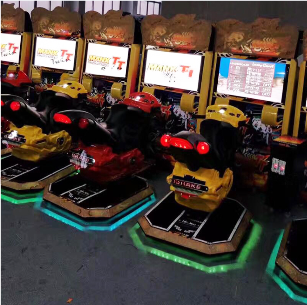Super Bikes 2 Arcade Game Machine TT Motor Racing Game Machines For Fun City