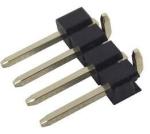 Gold Plated 2.54mm Single Row Smt Header Connector / Surface Mounted Circuit