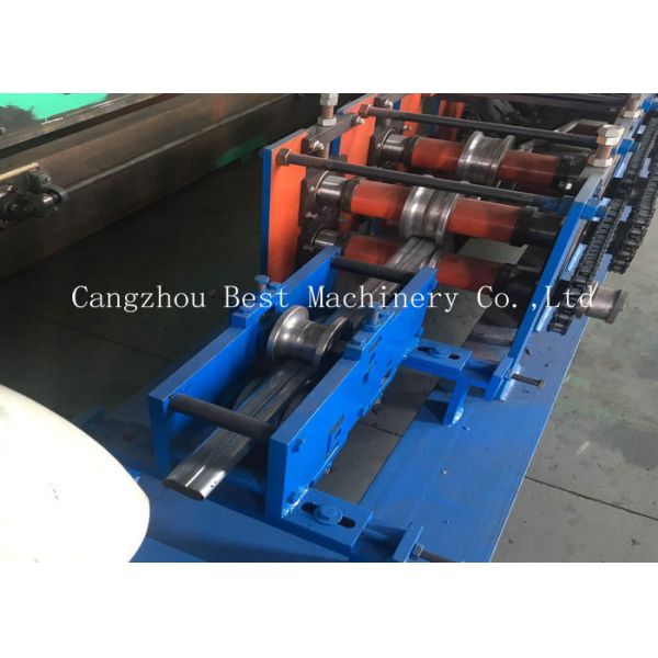 Alumiumum Down Spout Roll Forming Machine Pipe Type 9mx1.4mx1.4m Dimention