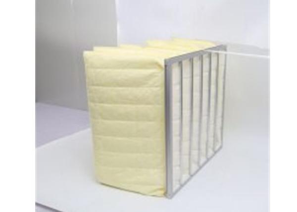 Quality Bag Filter With Synthetic Fiber Low Initial Pressure Galvanized Steel Framework for sale