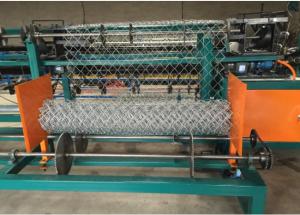 Anti Corrosive Chain Link Fence Machine / Semi Automatic Chain Link Machine