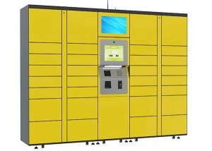 China 15 inch Touch Screen Parcel Delivery Lockers , Computer System Parcel Locker Service wholesale